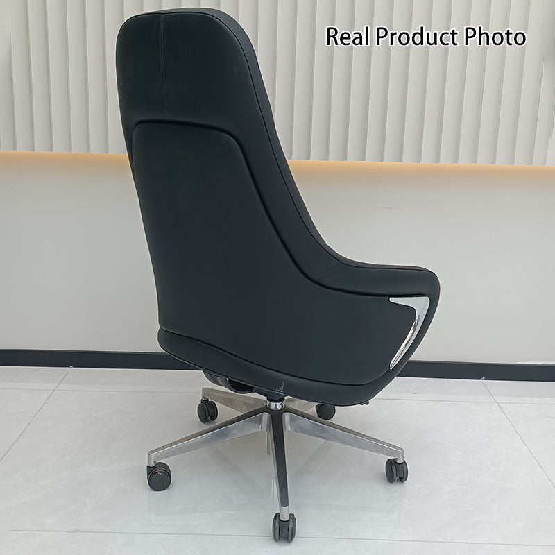 Ergonomic Faux Leather Executive Office Chair