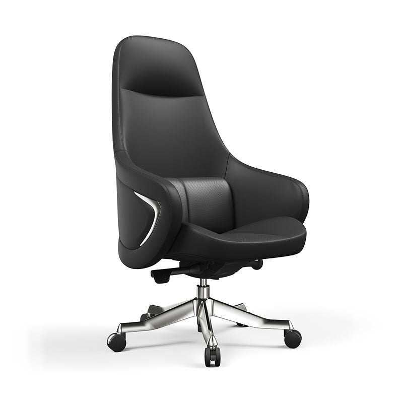 Ergonomic Faux Leather Executive Office Chair