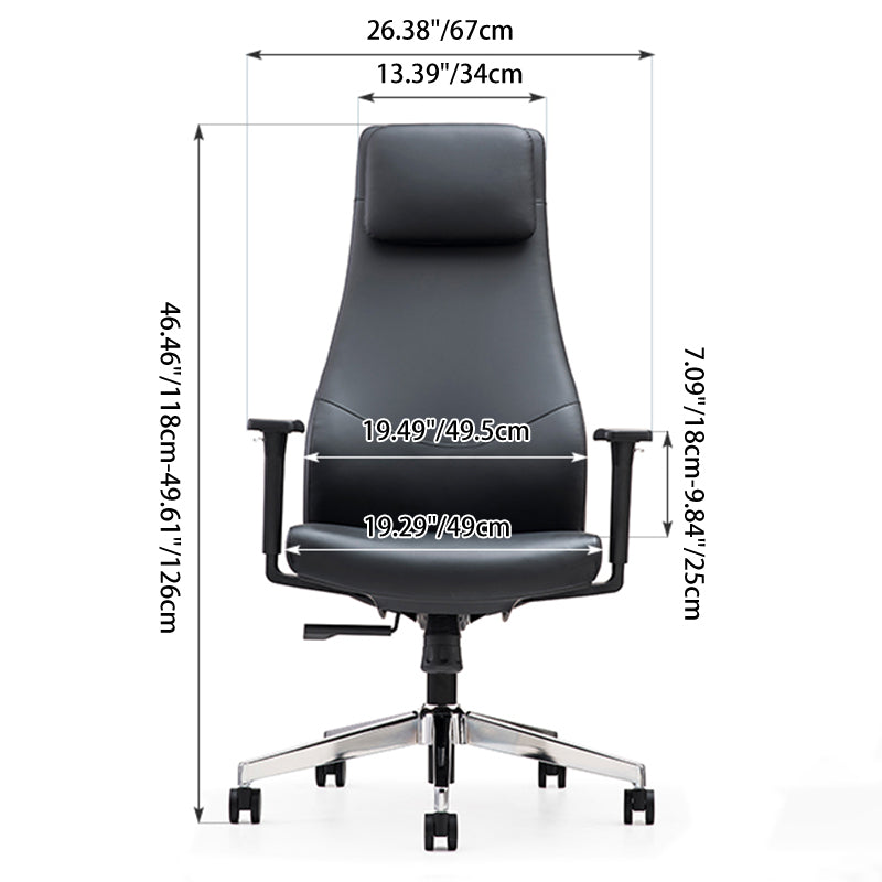 Executive Leather Office Chair High-Back