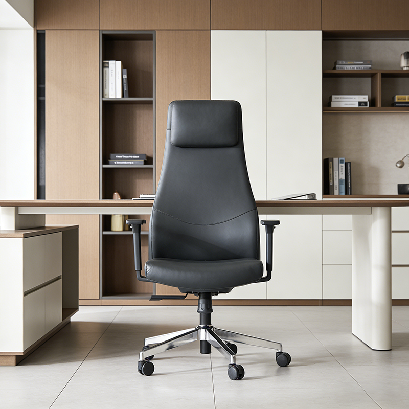 Executive Leather Office Chair High-Back