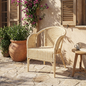 Handwoven Rattan Farmhouse Dining Chair