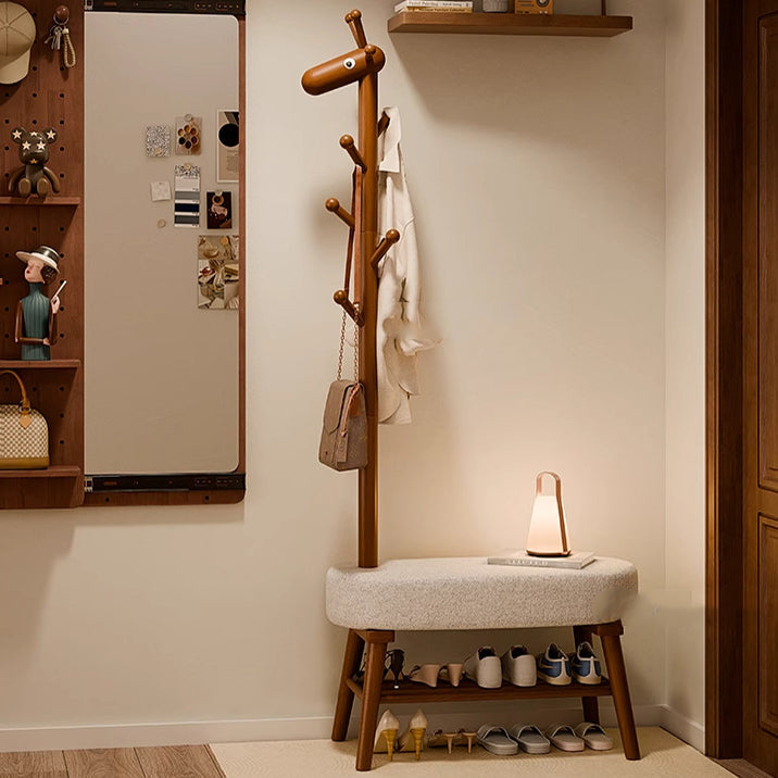 Giraffe Shoe Bench Hall Tree