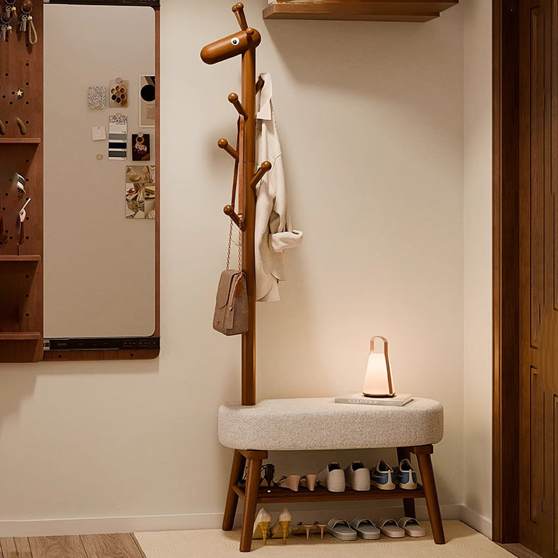 Giraffe Shoe Bench Hall Tree