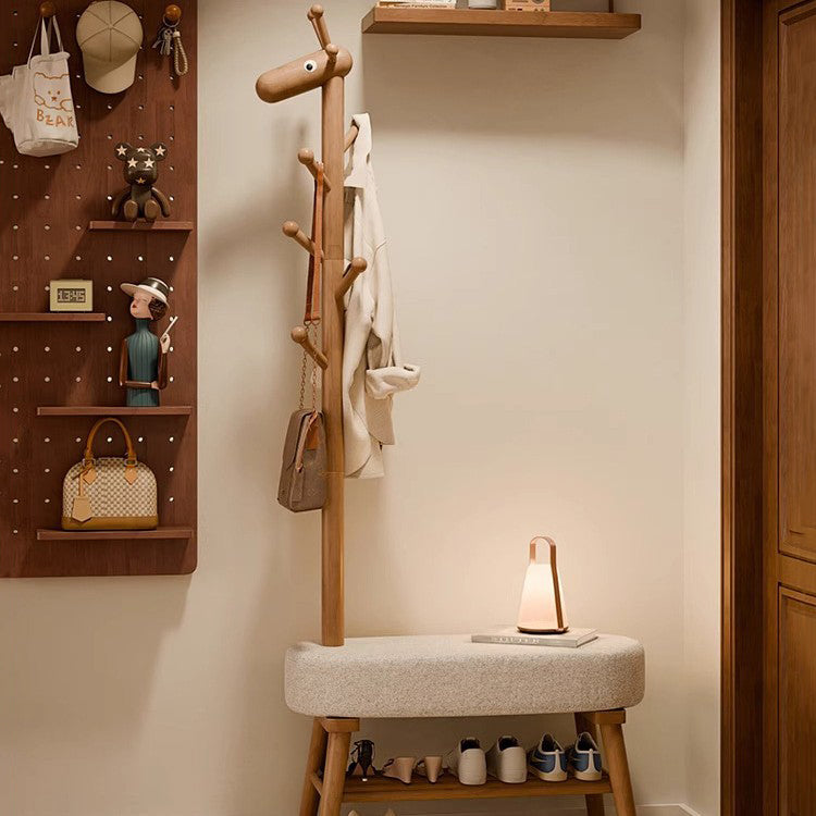 Giraffe Shoe Bench Hall Tree