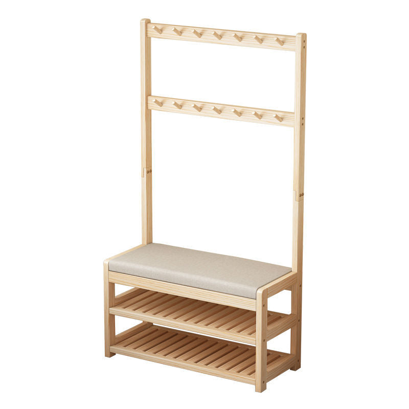 Linen Shoe Bench Hall Tree