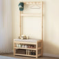 Linen Shoe Bench Hall Tree