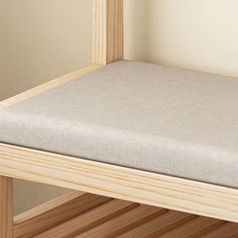 Linen Shoe Bench Hall Tree