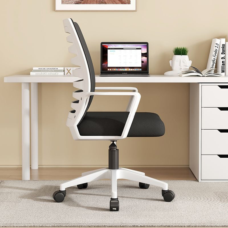 Adjustable Swivel Mesh Desk Chair with Armrest