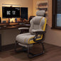 PU Leather Desk Chair with Footrest