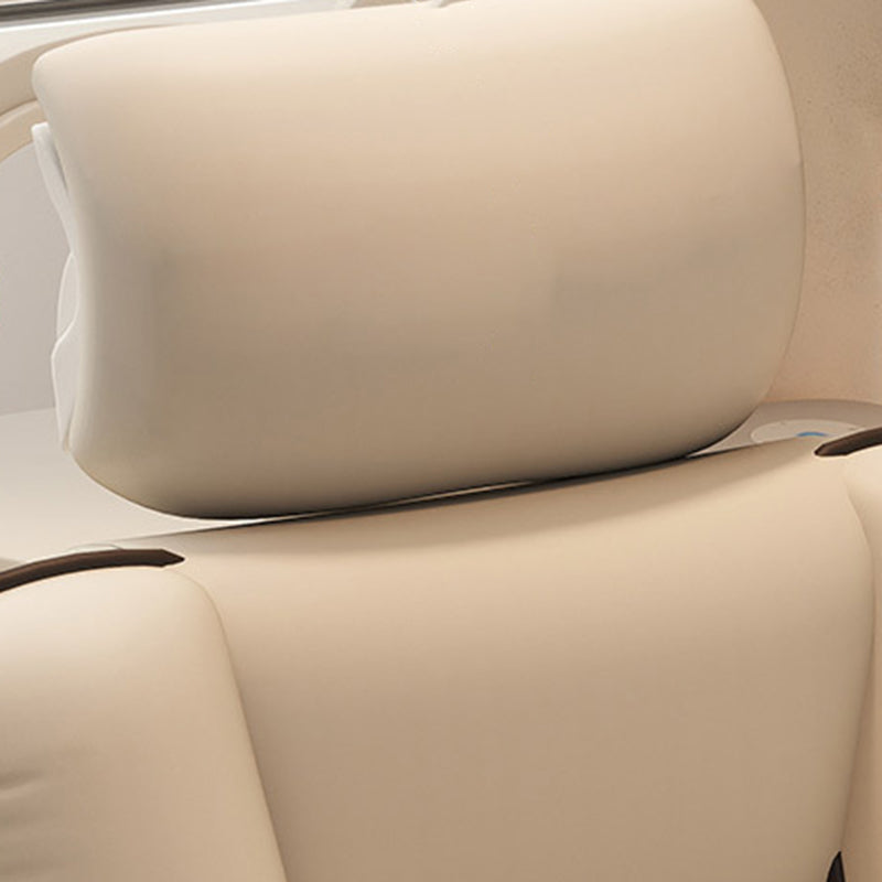 Adjustable PU Leather Desk Chair with Armrest