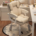 Adjustable PU Leather Desk Chair with Armrest