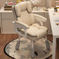 Adjustable PU Leather Desk Chair with Armrest