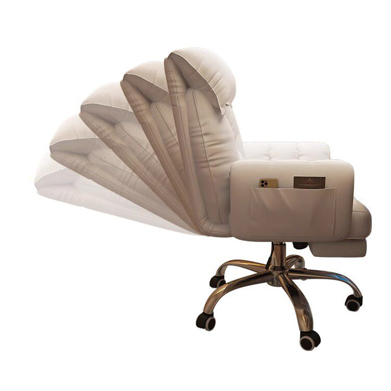 Adjustable Swivel Desk Chair with Armrest