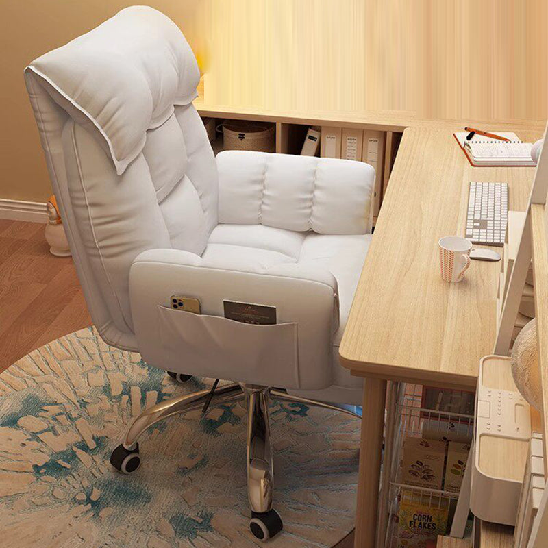 Adjustable Swivel Desk Chair with Armrest