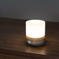 Contemporary Nordic Timer Rechargeable ABS HIPS Silica Cylinder LED Table Lamp Night Light For Bedside