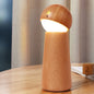 Modern Minimalist Spherical Cone Table Solid Wood Plastics LED Table Lamp For Bedroom