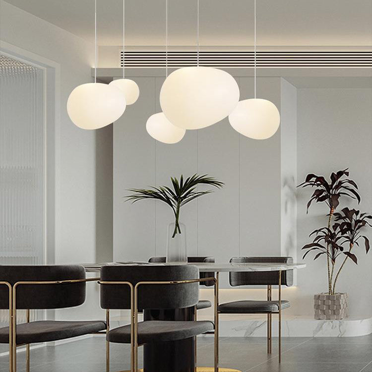 Minimalist Pebble Pendant Light