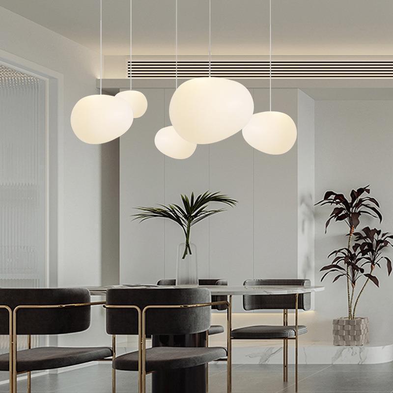 Minimalist Pebble Pendant Light