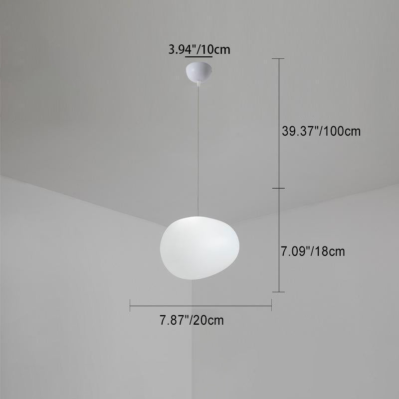 Minimalist Pebble Pendant Light