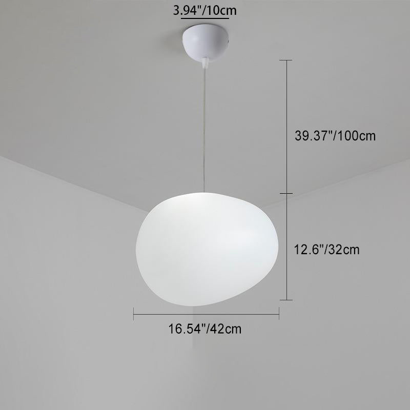 Minimalist Pebble Pendant Light
