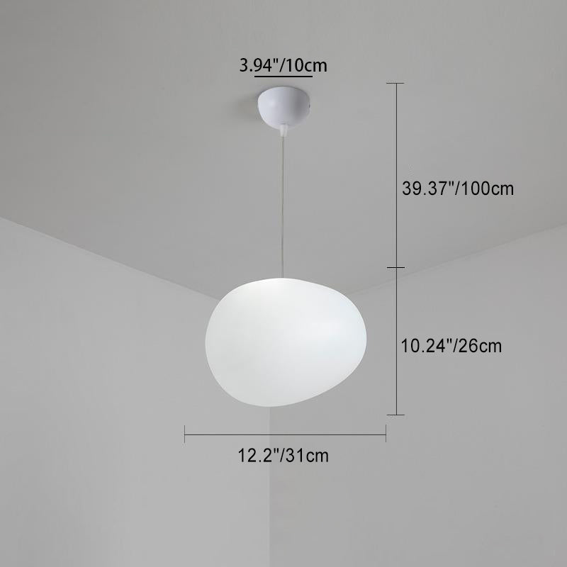 Minimalist Pebble Pendant Light