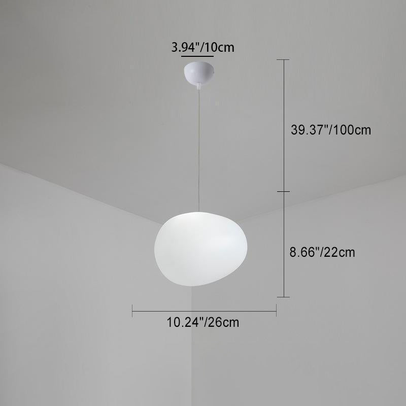 Minimalist Pebble Pendant Light