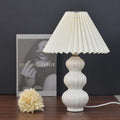 Modern Art Deco Conical Gourd Ceramic PP 1-Light Table Lamp For Bedroom