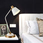 Modern Minimalist Iron Cylinder Shade 1-Light Table Lamp For Living Room