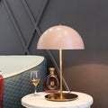 Modern Minimalist Iron Dome-Shaped 1-Light Table Lamp For Bedroom