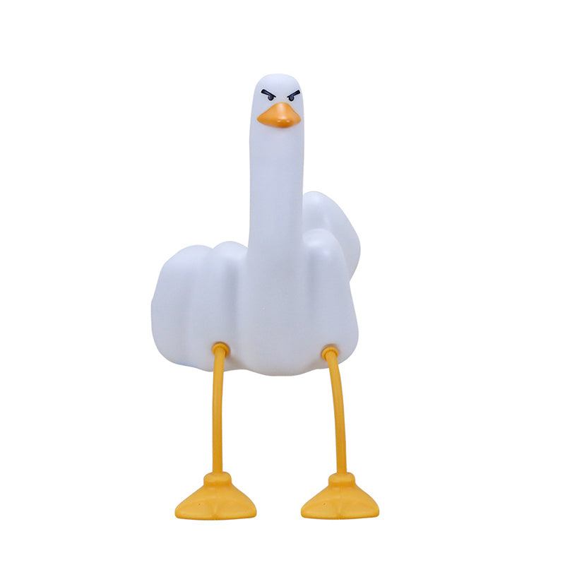 Contemporary Creative Silicone Duck LED Table Lamp Night Light For Bedroom