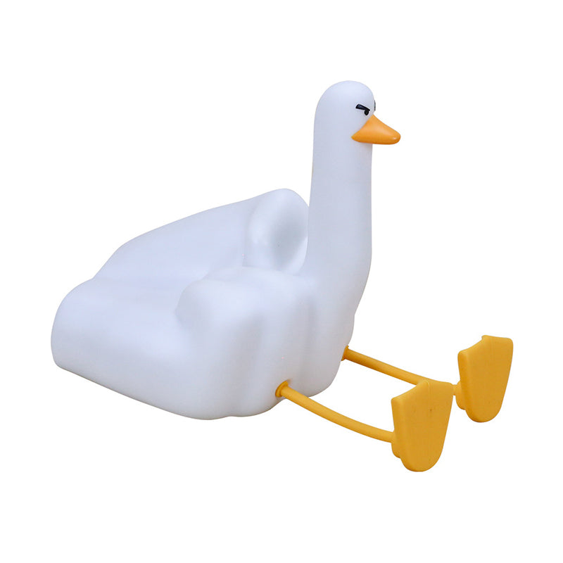 Contemporary Creative Silicone Duck LED Table Lamp Night Light For Bedroom
