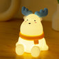 Contemporary Creative Silicone ABS Reindeer LED Table Lamp Night Light For Bedroom