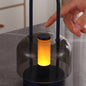 Contemporary Nordic USB Metal & Acrylic Round LED Table Lamp With Touch Dimming For Bedroom And Living Room