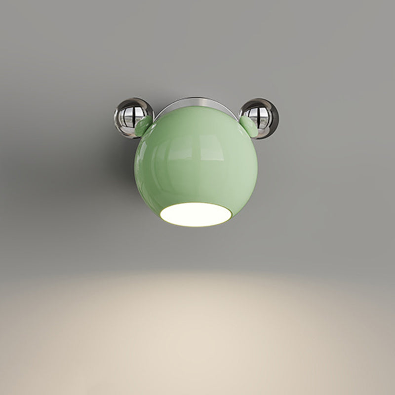 Cartoon Bear Kids Wall Sconce