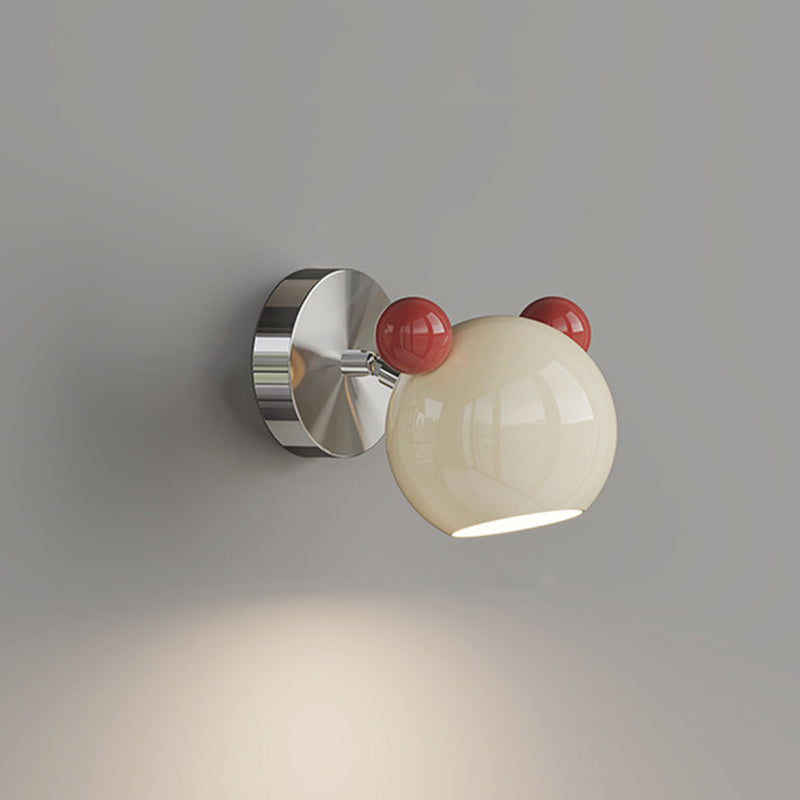 Cartoon Bear Kids Wall Sconce
