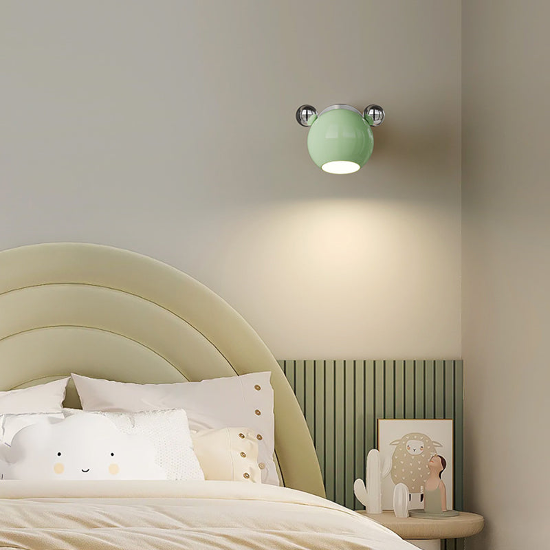 Cartoon Bear Kids Wall Sconce