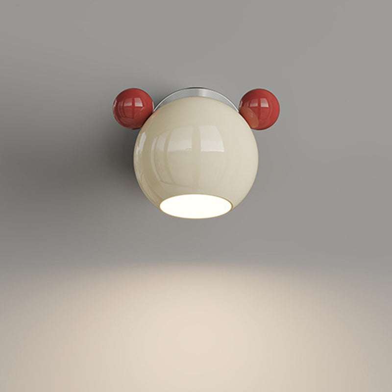 Cartoon Bear Kids Wall Sconce