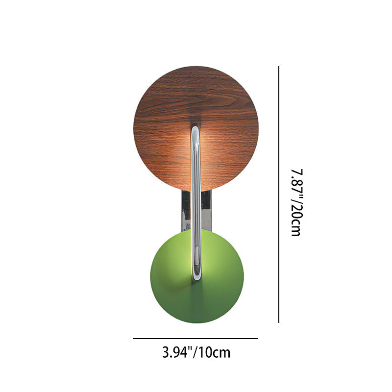 French Round LED Wall Sconce