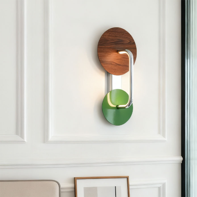 French Round LED Wall Sconce