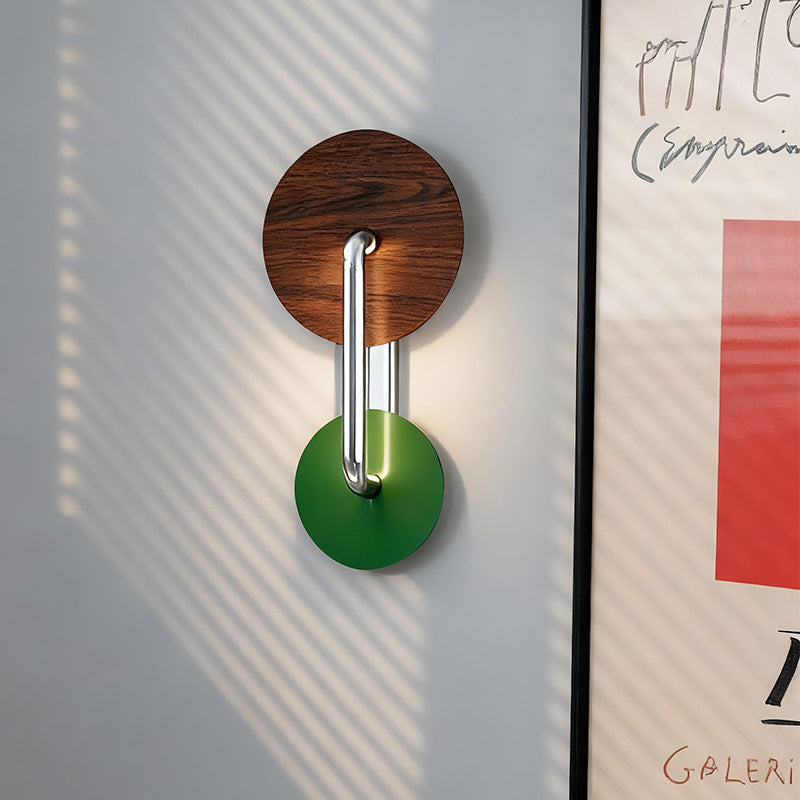 French Round LED Wall Sconce