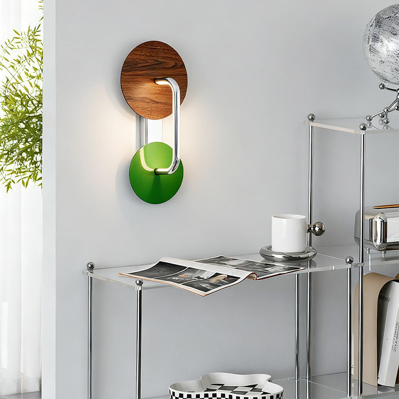 French Round LED Wall Sconce