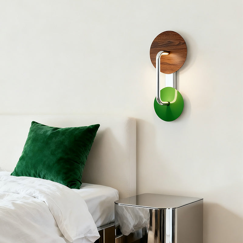 French Round LED Wall Sconce