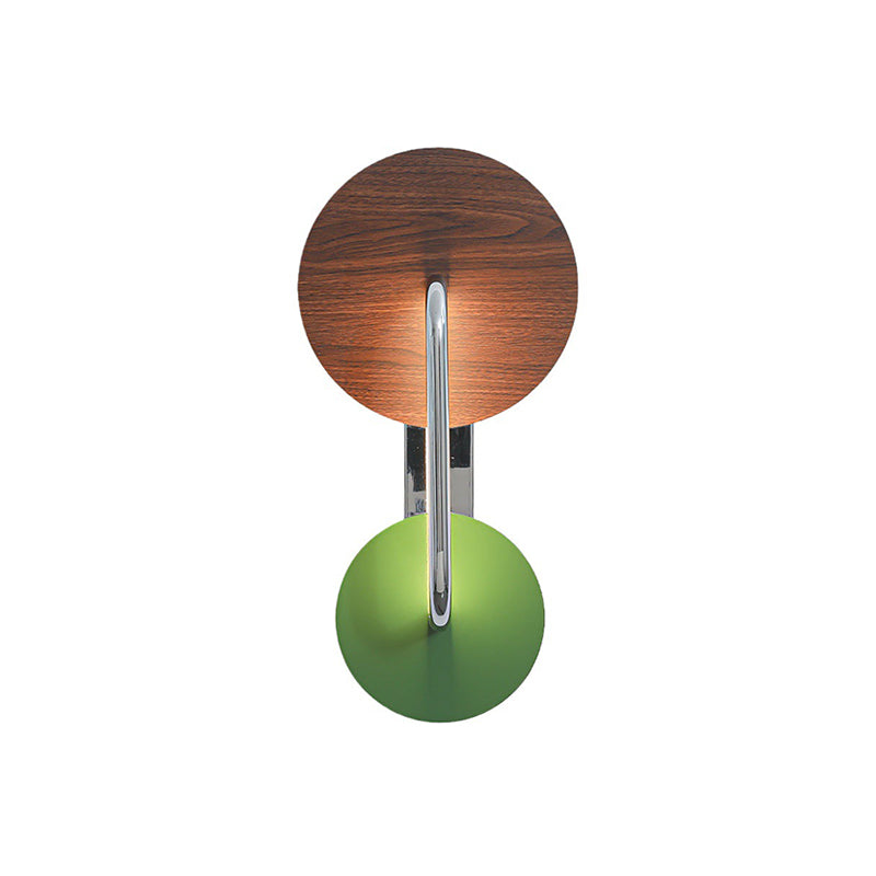 French Round LED Wall Sconce