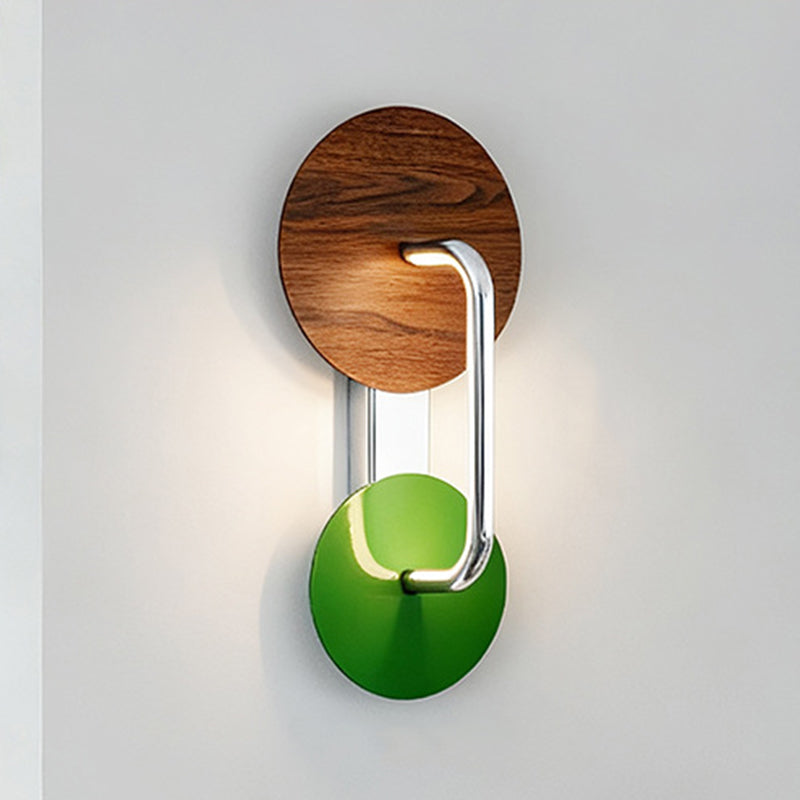 French Round LED Wall Sconce