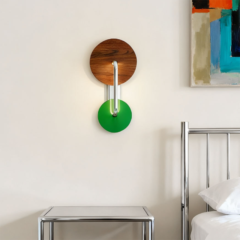 French Round LED Wall Sconce