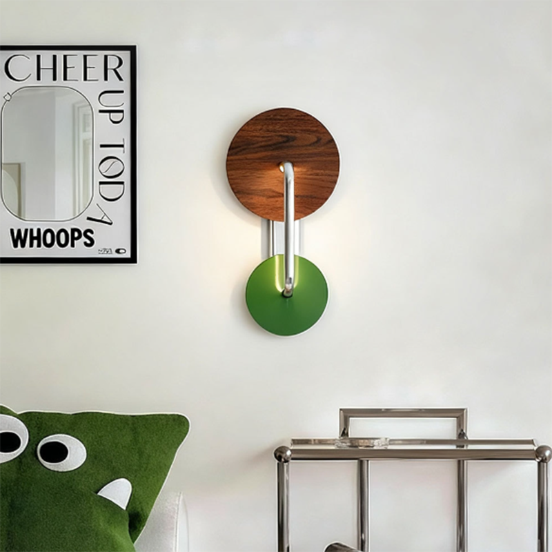 French Round LED Wall Sconce