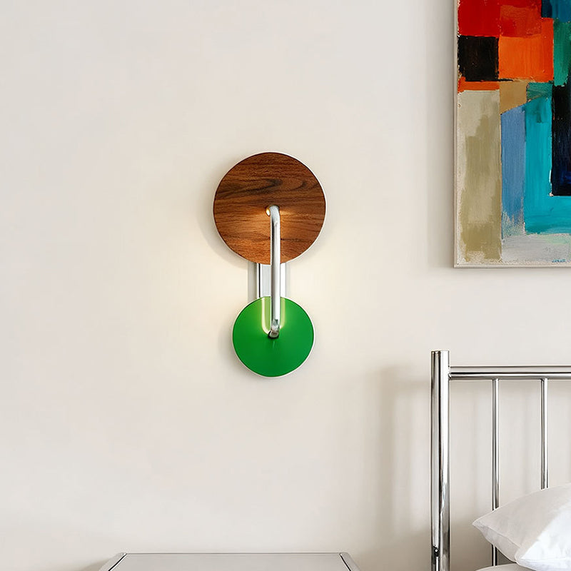 French Round LED Wall Sconce