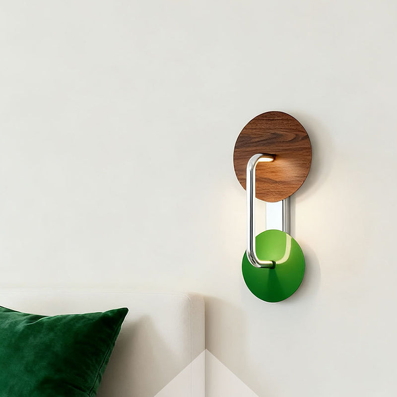 French Round LED Wall Sconce