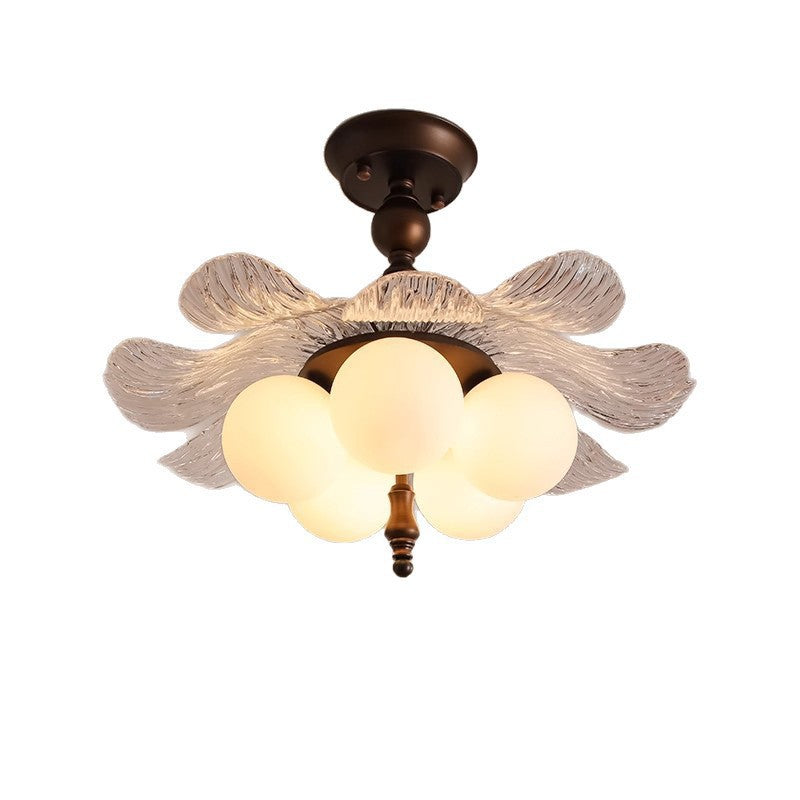 Retro Bud 5-Light Semi-Flush Ceiling Light
