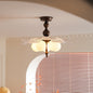 Retro Bud 5-Light Semi-Flush Ceiling Light